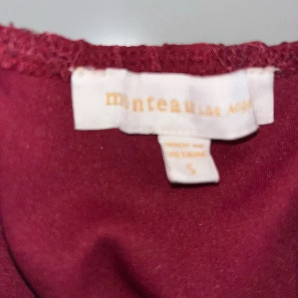 Monteau Red Sleeveless Spaghetti Strap Midi Dress - Picture 9 of 9